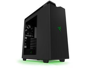 NZXT H440 Razer Edition STEEL Mid Tower Case. 5.25-less Design. Includes 4 x 2nd Gen FNv2 Fans, High-End WC support, USB3.0, PWM Fan hub, Matte Black NZXT H440 Razer Edition STEEL Mid Tower Case. 5.25-less Design. Includes 4 x 2nd Gen FNv2 Fans, High-End WC support, USB3.0, PWM Fan hub, Matte Black