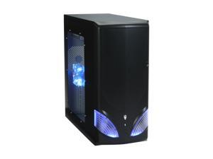 LOGISYS Computer Area 51 CS51WBK Black Computer Case With Side Panel Window