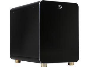 DIYPC HTPC-Cube-BK Black USB3.0 Aluminum/Steel Mini-ITX Tower Computer case, can support 120mm Radiator, Standard Size ATX PSU DIYPC HTPC-Cube-BK Black USB3.0 Aluminum/Steel Mini-ITX Tower Computer case, can support 120mm Radiator, Standard Size ATX PSU