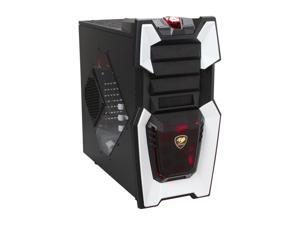 COUGAR Challenger-W White / Black Steel / Plastic ATX Mid Tower Computer Case with 12cm COUGAR TURBINE HYPER-SPIN Bearing Silent Fans and 20cm LED Fan COUGAR Challenger-W White / Black Steel / Plastic ATX Mid Tower Computer Case with 12cm COUGAR TURBINE HYPER-SPIN Bearing Silent Fans and 20cm LED Fan