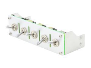 1ST PC CORP. FC-Hummer-S Lamptron 5.25" 5-channel fan controller, 100w/channel, on/off switch, molex 4-pin fan connectors 1ST PC CORP. FC-Hummer-S Lamptron 5.25" 5-channel fan controller, 100w/channel, on/off switch, molex 4-pin fan connectors