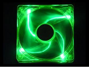 APEVIA CF12SL-UGN 120mm Green LED Case Cooling Fan APEVIA CF12SL-UGN 120mm Green LED Case Cooling Fan