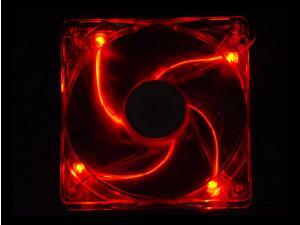 APEVIA CF12SL-URED 120mm Red LED Cooling Fan APEVIA CF12SL-URED 120mm Red LED Cooling Fan