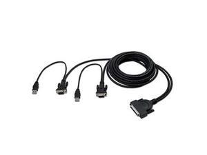 BELKIN 6 ft. OmniView ENTERPRISE Series Dual-Port KVM Cable, USB F1D9401-06 BELKIN 6 ft. OmniView ENTERPRISE Series Dual-Port KVM Cable, USB F1D9401-06