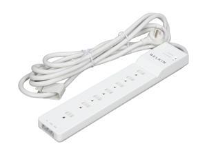 BELKIN BE107200-12 12 ft. 7 Outlets 2160 Joule Home/office Surge Protector Extended Cord BELKIN BE107200-12 12 ft. 7 Outlets 2160 Joule Home/office Surge Protector Extended Cord