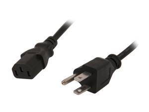 Coboc POWER-MF-1-BK 18AWG Universal Power Cord for NEMA 5-15P to IEC320C13, Black (1 Feet/0.3 Meters) Coboc POWER-MF-1-BK 18AWG Universal Power Cord for NEMA 5-15P to IEC320C13, Black (1 Feet/0.3 Meters)