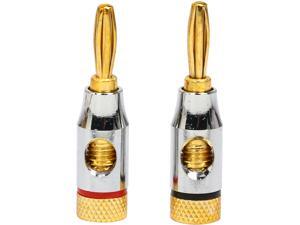 Coboc BA-OPENSCREW-1P High-Quality Copper Speaker Banana Plug w/ Color Coded, Open Screw Type,1 Pair Per Package Coboc BA-OPENSCREW-1P High-Quality Copper Speaker Banana Plug w/ Color Coded, Open Screw Type,1 Pair Per Package
