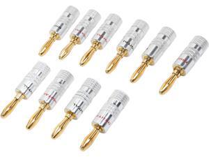 Coboc BA-SETSCREW-5P High-Quality Copper Speaker Banana Plug,Set Screw Type,5 Pair Per Package Coboc BA-SETSCREW-5P High-Quality Copper Speaker Banana Plug,Set Screw Type,5 Pair Per Package