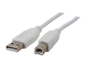 Coboc USB-6-AB-W 6 ft. White USB 2.0 A Male to B Male Cable Coboc USB-6-AB-W 6 ft. White USB 2.0 A Male to B Male Cable