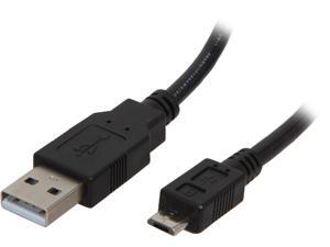 Coboc 6 ft. USB 2.0 A Male to Micro-B 5-pin Male Cable (Black) Coboc 6 ft. USB 2.0 A Male to Micro-B 5-pin Male Cable (Black)