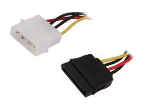 Rosewill 6" Serial ATA I, II 5.25" Male to 15P Serial ATA Female Power adapter cable Model RCW-305 Rosewill 6" Serial ATA I, II 5.25" Male to 15P Serial ATA Female Power adapter cable Model RCW-305
