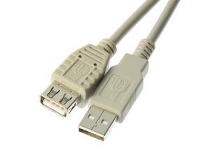 Rosewill RC-16-U-AMF-BG - 16-Foot USB 2.0 A Male to A Female Extension Cable - Beige Rosewill RC-16-U-AMF-BG - 16-Foot USB 2.0 A Male to A Female Extension Cable - Beige