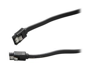 Rosewill RCAB-11036 - 36" Black Flat SATA III Cable with Locking Latch - Supports 6 Gbps, 3 Gbps, and 1.5 Gbps Transfer Rates Rosewill RCAB-11036 - 36" Black Flat SATA III Cable with Locking Latch - Supports 6 Gbps, 3 Gbps, and 1.5 Gbps Transfer Rates