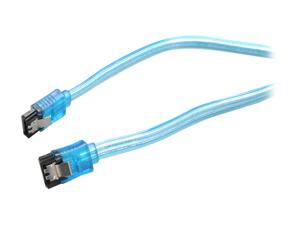 Rosewill RCAB-11037 10" SATA III UV Blue Flat Cable w/ Locking Latch, Supports 6 Gbps, 3 Gbps, and 1.5 Gbps Transfer Rate Rosewill RCAB-11037 10" SATA III UV Blue Flat Cable w/ Locking Latch, Supports 6 Gbps, 3 Gbps, and 1.5 Gbps Transfer Rate