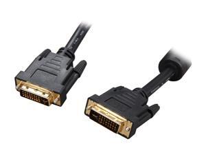 Rosewill RCDV-11003 Black 10 ft. DVI-I Male to DVI-I Male Male to Male DVI-I Male to DVI-I Male Cable w/ Dual Ferrites Cores Rosewill RCDV-11003 Black 10 ft. DVI-I Male to DVI-I Male Male to Male DVI-I Male to DVI-I Male Cable w/ Dual Ferrites Cores