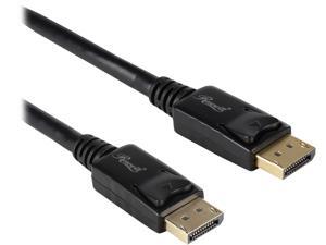 Rosewill RCDC-17004 15 ft. DisplayPort 1.2 Cable, Black, Gold Plated, 4K x 2K Ready, Eyefinity Support Rosewill RCDC-17004 15 ft. DisplayPort 1.2 Cable, Black, Gold Plated, 4K x 2K Ready, Eyefinity Support