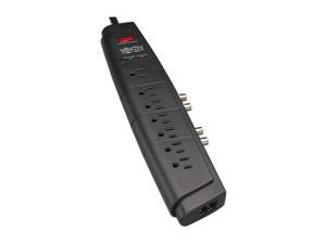 Tripp Lite HT706TSAT 7 Outlets 2100 Joules 6' Cord with Tel/DSL & Coax Home/Business Theater Surge Suppressor Tripp Lite HT706TSAT 7 Outlets 2100 Joules 6' Cord with Tel/DSL & Coax Home/Business Theater Surge Suppressor