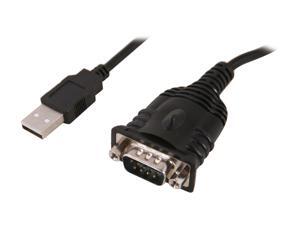 Sabrent USB 2.0 to Serial (9-Pin) DB-9 RS-232 Adapter Cable 6ft Cable with Hexnut connectors (SBT-FTDI) Sabrent USB 2.0 to Serial (9-Pin) DB-9 RS-232 Adapter Cable 6ft Cable with Hexnut connectors (SBT-FTDI)