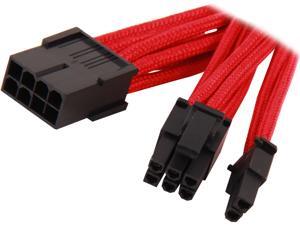 Silverstone PP07-PCIR 11.81" Sleeved Extension Power Supply Cable, 1 x 8pin to PCI-E 8pin(6+2) Connector Silverstone PP07-PCIR 11.81" Sleeved Extension Power Supply Cable, 1 x 8pin to PCI-E 8pin(6+2) Connector