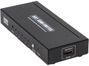 SYBA SY-SWI31051 5x1 HDMI Video/Audio Switcher 5 High-Definition HDMI 1.3 Sources to HDTV switch, IR Remote Control SYBA SY-SWI31051 5x1 HDMI Video/Audio Switcher 5 High-Definition HDMI 1.3 Sources to HDTV switch, IR Remote Control