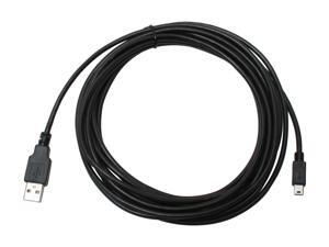 Link Depot USB-15-AMB 15 ft. Black USB 2.0 cable A/Male to Mini B male Link Depot USB-15-AMB 15 ft. Black USB 2.0 cable A/Male to Mini B male