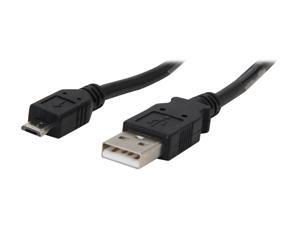 Link Depot MUSB-3 3 ft. Black USB A/male to Micro USB 5 pin male Link Depot MUSB-3 3 ft. Black USB A/male to Micro USB 5 pin male