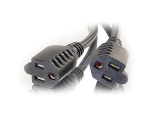C2G / Cables To Go 29807 6 ft. 1 to 2 Power Cord Splitter C2G / Cables To Go 29807 6 ft. 1 to 2 Power Cord Splitter