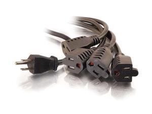 Cables To Go Model 29806 3 ft. 1-to-4 Power Cord Splitter Cables To Go Model 29806 3 ft. 1-to-4 Power Cord Splitter