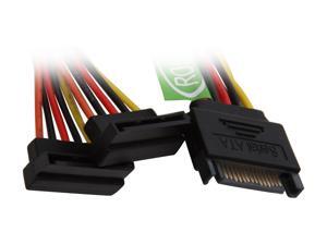 Athena Power CABLE-YSATA290 6" SATA II Y cable Athena Power CABLE-YSATA290 6" SATA II Y cable
