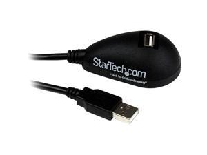 StarTech USBEXTAA5DSK 5 ft. Black Desktop USB Extension Cable - A Male to A Female StarTech USBEXTAA5DSK 5 ft. Black Desktop USB Extension Cable - A Male to A Female