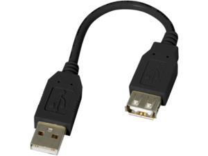 StarTech USBEXTAA6IN 6" Black USB 2.0 Extension Adapter Cable StarTech USBEXTAA6IN 6" Black USB 2.0 Extension Adapter Cable