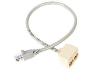 StarTech RJ45SPLITTER 2-to-1 RJ45 Splitter Cable Adapter - M/F StarTech RJ45SPLITTER 2-to-1 RJ45 Splitter Cable Adapter - M/F