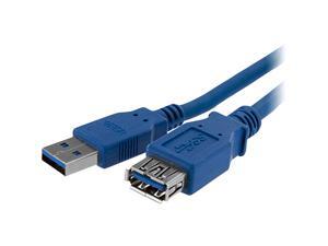 StarTech USB3SEXTAA6 6 ft. Blue SuperSpeed USB 3.0 Extension Cable A to A - M/F StarTech USB3SEXTAA6 6 ft. Blue SuperSpeed USB 3.0 Extension Cable A to A - M/F