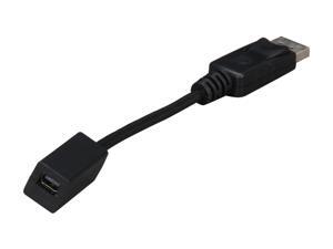 StarTech DP2MDPMF6IN 6" Black 1 x DisplayPort (20 pin) Male to 1 x Mini-DisplayPort (20 pin) Female DisplayPort to Mini DisplayPort Video Cable Adapter - M/F Male to Female StarTech DP2MDPMF6IN 6" Black 1 x DisplayPort (20 pin) Male to 1 x Mini-DisplayPort (20 pin) Female DisplayPort to Mini DisplayPort Video Cable Adapter - M/F Male to Female