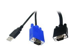 LINKSKEY 6 ft. USB-VGA KVM Combo Cable C-KVM-SU6 LINKSKEY 6 ft. USB-VGA KVM Combo Cable C-KVM-SU6