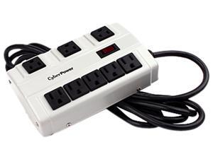 CyberPower B6010MGY 10 Feet 8 Outlets 900 Joules Surge Protector CyberPower B6010MGY 10 Feet 8 Outlets 900 Joules Surge Protector