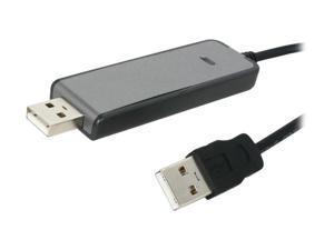 GWC AN2501 6 ft. Black USB Data Transfer Cable (PC-PC) GWC AN2501 6 ft. Black USB Data Transfer Cable (PC-PC)