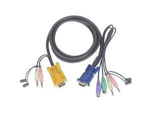 IOGEAR 10 ft. PS/2 KVM Cable for GCS1758/1732/1734 G2L5303P IOGEAR 10 ft. PS/2 KVM Cable for GCS1758/1732/1734 G2L5303P