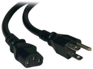 Tripp Lite Model P006-015 15 ft. 18AWG Replacement Power Cord SJT 10A 125V 5-15P to C13 15' F-M Tripp Lite Model P006-015 15 ft. 18AWG Replacement Power Cord SJT 10A 125V 5-15P to C13 15' F-M