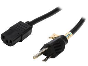 Tripp Lite Model P006-002-13A 2 ft. Black 16AWG, SJT, 13A, 125V NEMA 5-15P to IEC-320-C13 Power Cord Male to Female Tripp Lite Model P006-002-13A 2 ft. Black 16AWG, SJT, 13A, 125V NEMA 5-15P to IEC-320-C13 Power Cord Male to Female