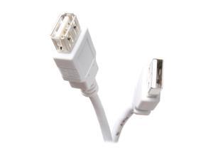 BYTECC USB2-10MF-W 10 ft. White Type A Male to Type A Female USB 2.0 Extension Cable BYTECC USB2-10MF-W 10 ft. White Type A Male to Type A Female USB 2.0 Extension Cable