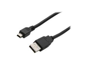 BYTECC USB2-6MIN 6 ft. Black USB 2.0 Type A Male to Mini B Male Cable BYTECC USB2-6MIN 6 ft. Black USB 2.0 Type A Male to Mini B Male Cable