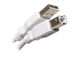 BYTECC USB2-3AB-W 3 ft. White Type A Male to Type B Male Cable BYTECC USB2-3AB-W 3 ft. White Type A Male to Type B Male Cable