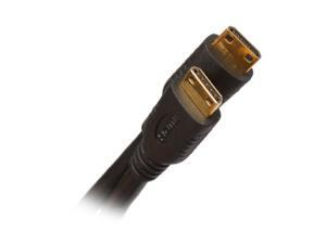 BYTECC MINIHM-6 6 ft. Black HDMI mini male to HDMI mini male High Speed HDMI mini Cable Male to Male M-M BYTECC MINIHM-6 6 ft. Black HDMI mini male to HDMI mini male High Speed HDMI mini Cable Male to Male M-M