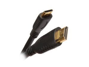 BYTECC HM-MINI3 3 ft. Black HDMI male to HDMI mini male HDMI Male to HDMI mini Male High Speed Cable M-M BYTECC HM-MINI3 3 ft. Black HDMI male to HDMI mini male HDMI Male to HDMI mini Male High Speed Cable M-M