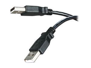 BYTECC USB2-6AA-K 6 ft. Black USB 2.0 Cable Type A Male to Type A Male Black Color BYTECC USB2-6AA-K 6 ft. Black USB 2.0 Cable Type A Male to Type A Male Black Color