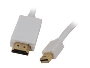 BYTECC Model MDPHM-06 6 ft. Mini Display Port to HDMI® Cable BYTECC Model MDPHM-06 6 ft. Mini Display Port to HDMI® Cable