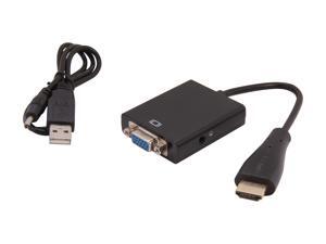 BYTECC HM-VGA005 HDMI-A to VGA Female Adapter/Converter BYTECC HM-VGA005 HDMI-A to VGA Female Adapter/Converter