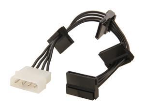 BYTECC Model SATA4-POWER 4 Pins Molex Connector to 4X Serial SATA Power Splitter Cable BYTECC Model SATA4-POWER 4 Pins Molex Connector to 4X Serial SATA Power Splitter Cable