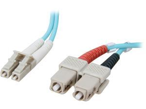 BYTECC AQ-LS3 9.84 ft. 3Meter Aqua Fiber Optic (10Gbs) LC/SC MultiMode 50/125 Cable
M-M BYTECC AQ-LS3 9.84 ft. 3Meter Aqua Fiber Optic (10Gbs) LC/SC MultiMode 50/125 Cable
M-M